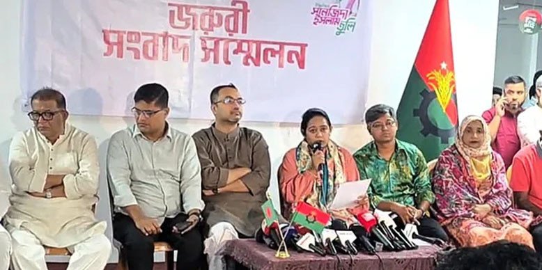 ফলাফল স্থগিত করে পুনর্নির্বাচনের দাবি বিএনপি প্রার্থী তুলির